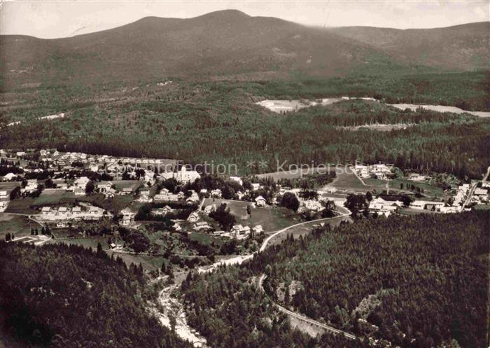 Spiegelau Freyung-Grafenau Bayern Fliegeraufnahme mit Rachel
