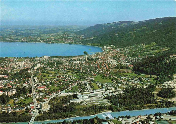 BREGENZ Vorarlberg Bodensee Fliegeraufnahme