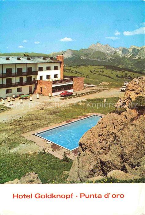 Seiseralm  Seiseralpe Alpe di Siusi Trentino IT Hotel Goldknopf