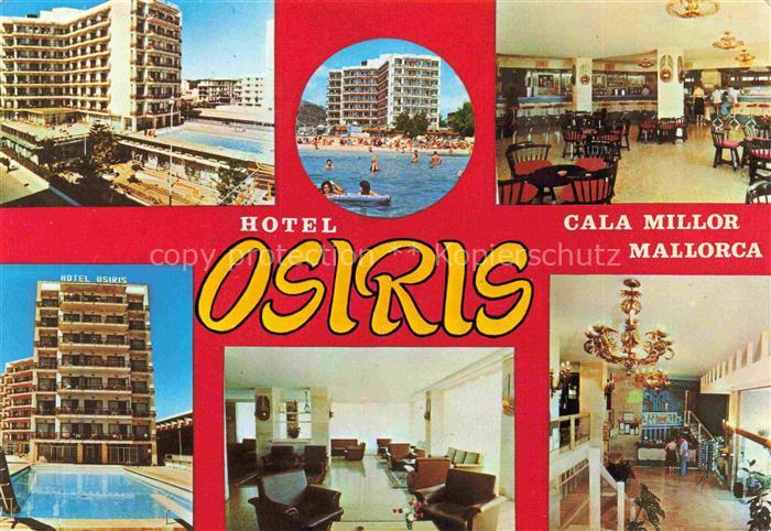 CALA MILLOR Mallorca ES Hotel Osiris Strand Schwimmbad Foyer Speisesaal