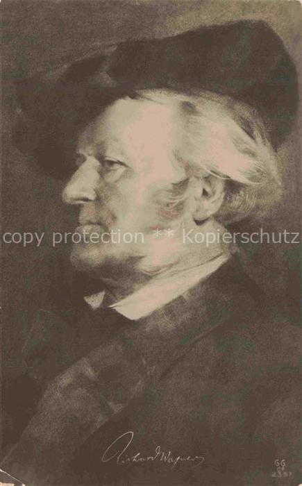 Wagner Richard Kuenstlerkarte 2357 Portraet