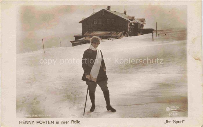 Foto Messter-Film-Berlin Nr. 609/6 Henny Porten Rolle