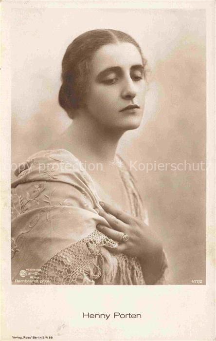 Foto Messter-Film-Berlin Nr. 417/2 Henny Porten