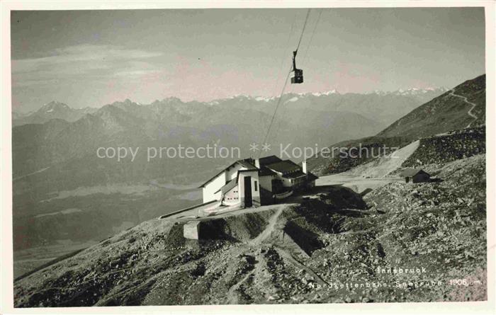 Seilbahn Cable-Car Telepherique Innsbrueck Nordkettenbahn Seegrube