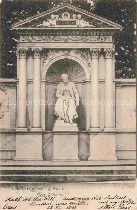 GRILLPARZER Franz Schriftsteller Writer Ecrivain Escritor Scrittore-- Deutsches
