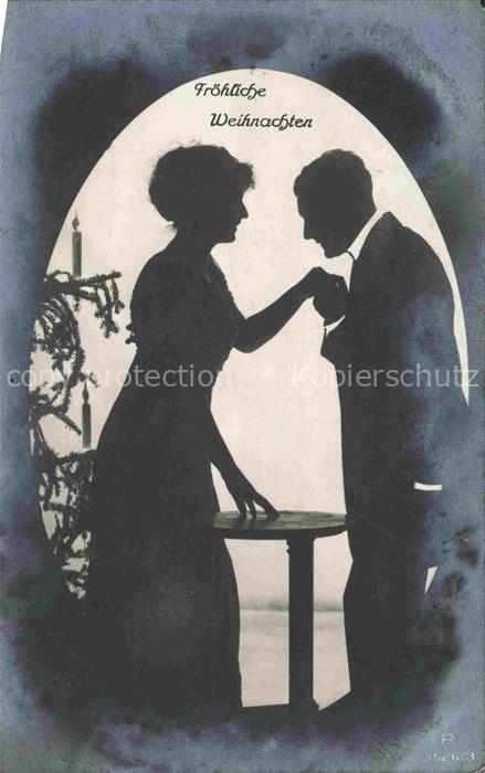 Foto RP Nr. 3526/3Weihnachten Schatenbild Frau Mann