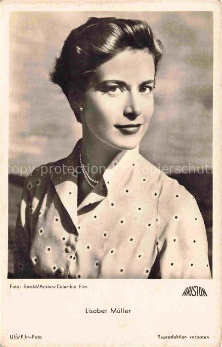 Foto Ufa-Film Nr. 709 Lisabet Mueller Ariston