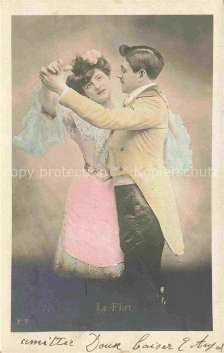 Foto EP Nr. Der Flirt Mann Frau Tanz