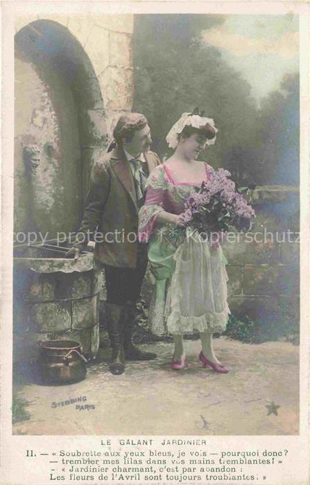 Foto Stebbing Paris Nr. 924 Galant Jardinier