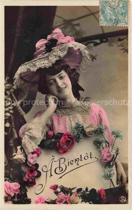 Foto SIP Nr. 1523 Hutmode Frau