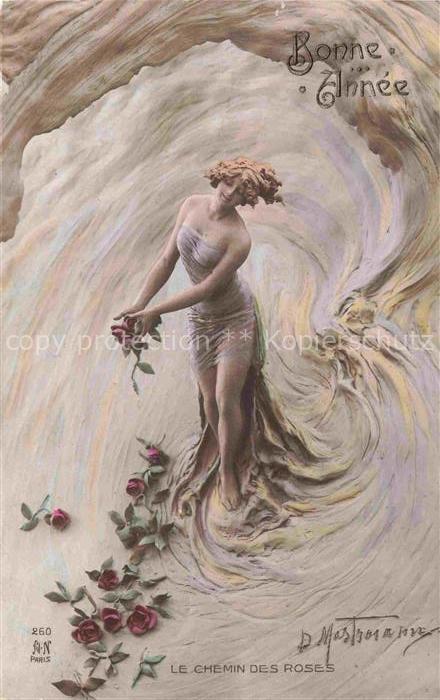 Foto AN Paris (Noyer) Nr. 260 Chemin des Roses Bonne Annee