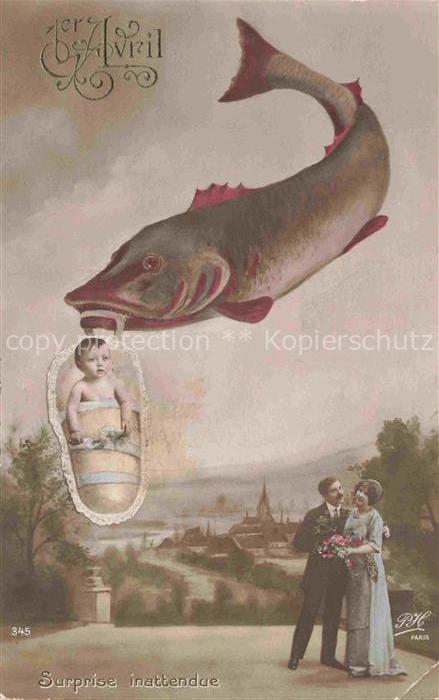 Foto PH Paris Nr. 345 Suprise inattendue Baby Fisch Avril
