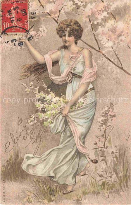 Verlag Meissner und Buch Litho 578 Frau