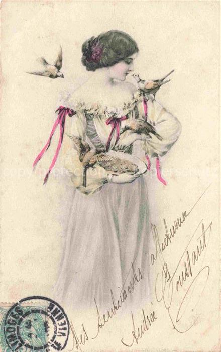 Vogel Strauss Ostrich Autruche Struzzo Avestruz-- A.S.E. Ihre Lieblinge Frau lit