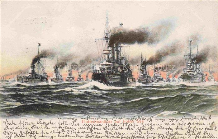 Marine Warships Flottenmanoever auf hoher See