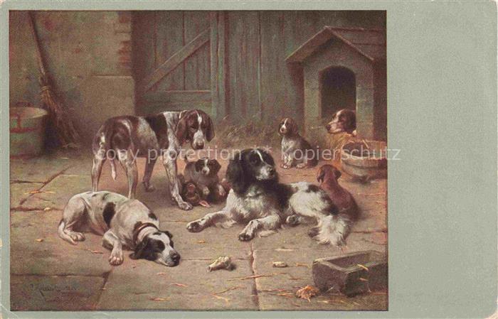 Munk Verlag Munk M. Wien Vienne Nr. 393 Hunde