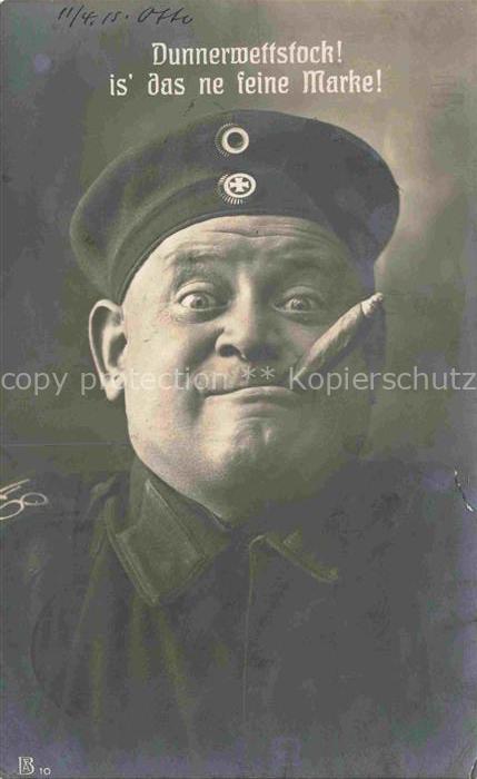 Zigarren Zigarette Cigar Dunnerwettstock Soldat