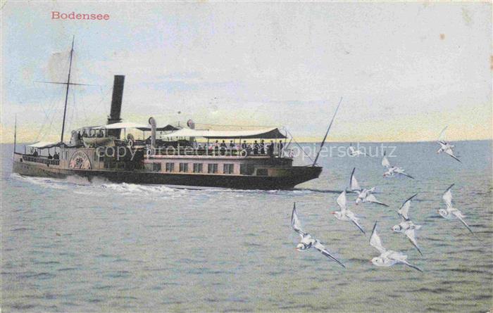 Dampfer Seitenrad Bodensee