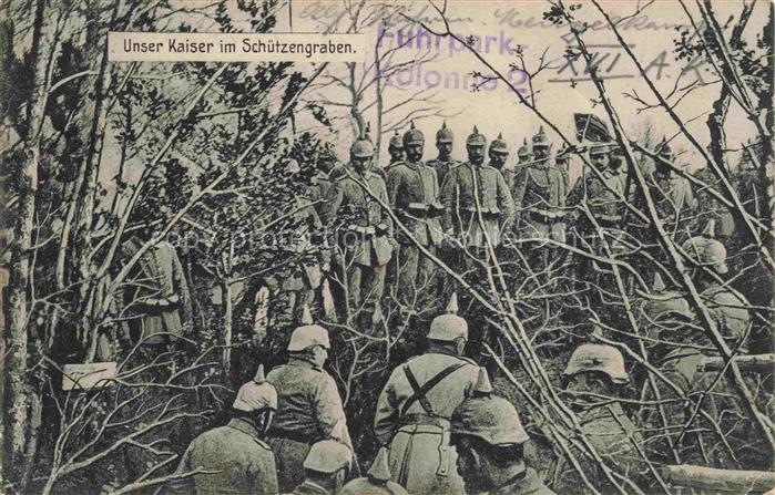 Schuetzengraben Militaria Kaiser Soldaten