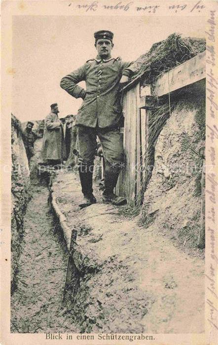Militaria Schuetzengraben Der Weltkrieg