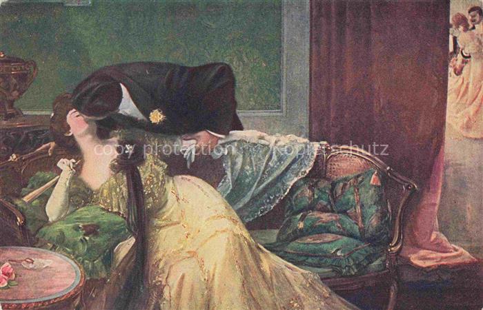 ETCHEVERRY Kuenstlerkarte Entwischen