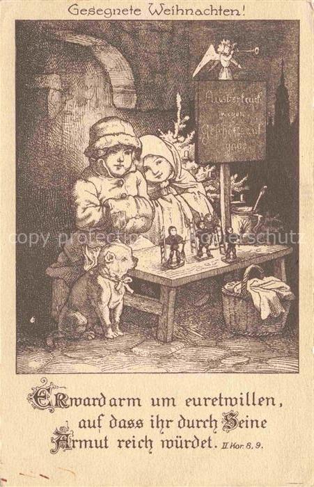 Weihnachten Christmas X-Mas Noel Kinder Hund