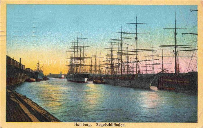 Segelschiffe Sailing Ship Navire a Voiles Barco de Vela-- Hamburg Hafen