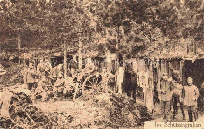 Schuetzengraben Militaria Soldaten