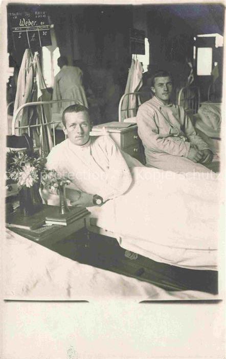 Lazarett  Military Hopital Militaire Ospedale Militare-- Soldaten