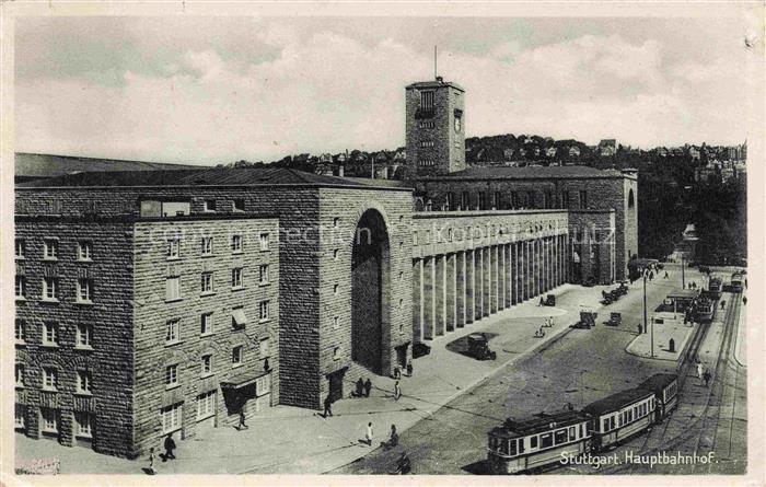 Strassenbahn Tramway-- Stuttgart Hauptbahnhof