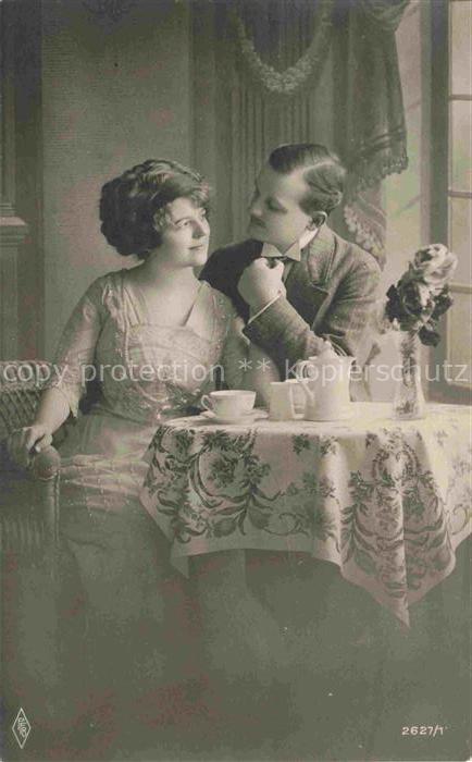 Foto PFB Nr. 2627/1 Liebespaar Frau Mann Tee