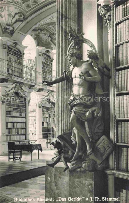 Bibliothek Library Admont Das Gericht v.J.Th. Stammel