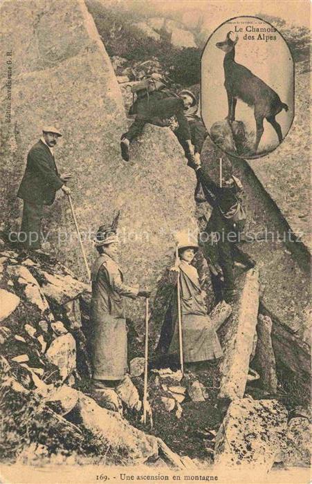 Gemsen Steinbock Capricorn Capricorne Capricornio-- Une ascension en montagne