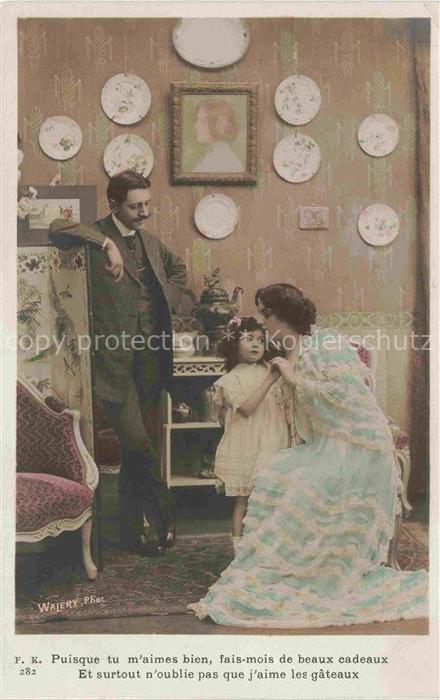 Foto Walery Paris Nr. 282 Mann Frau Kind