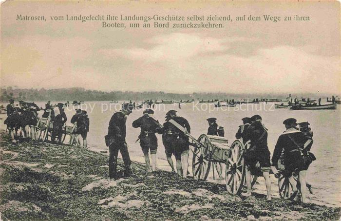 Marine  Warships Matrosen Landgefecht