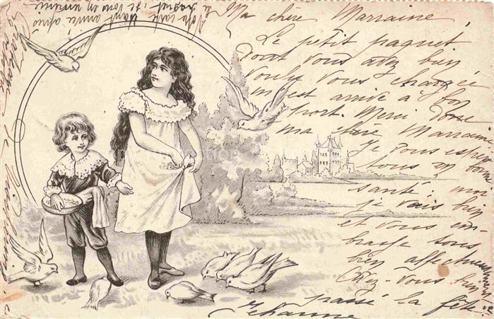 Tauben Pigeons Palomas-- Kinder