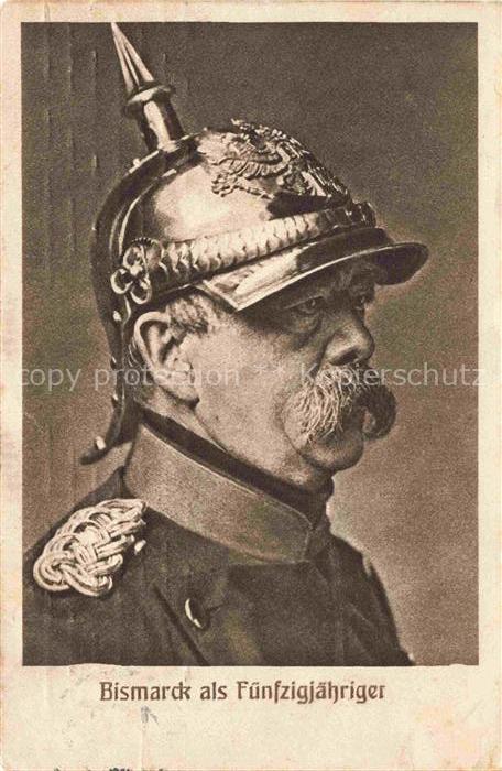 BISMARCK  Otto von Politik Fuenfzigjaehriger