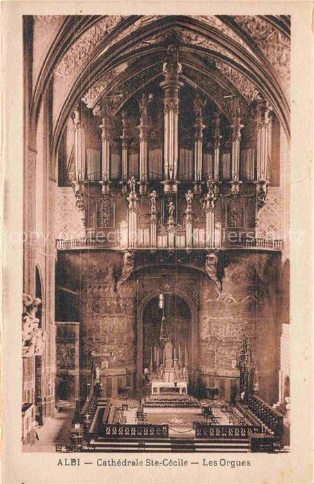 Orgel Kirchenorgel Organ Orgue Albi Ste. Cecile