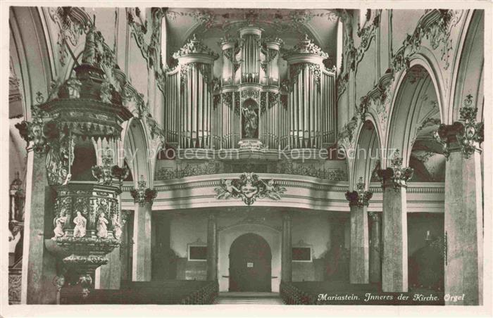 Orgel Kirchenorgel Organ Orgue Mariastein
