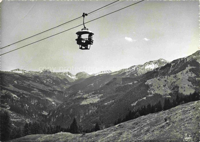 Seilbahn Cable-Car Telepherique Brambrueeschbahn Oberer Fuelian