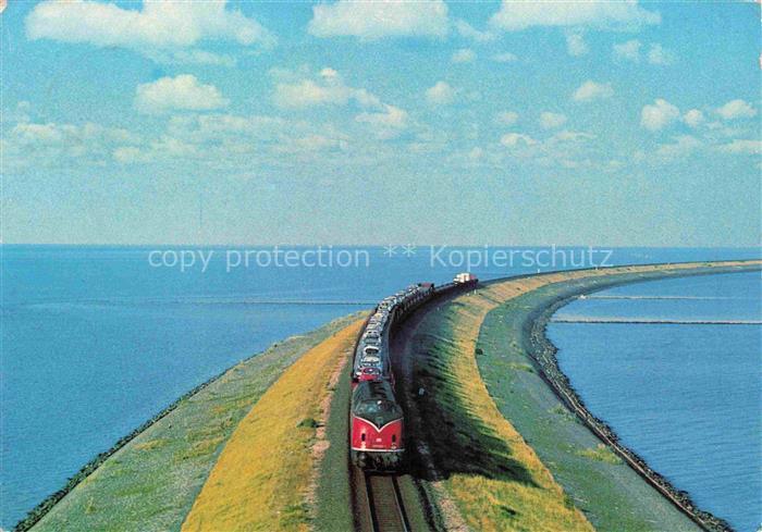 Eisenbahn Railway Chemin de Fer Ferrovia-- Hindenburgdamm Sylt