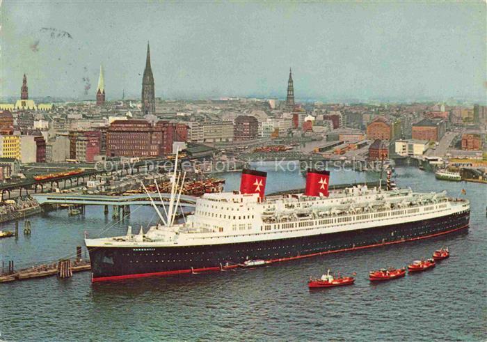 Dampfer Binnenschifffahrt Schnelldampfer Hanseatic Hamburg Atlantik Linie