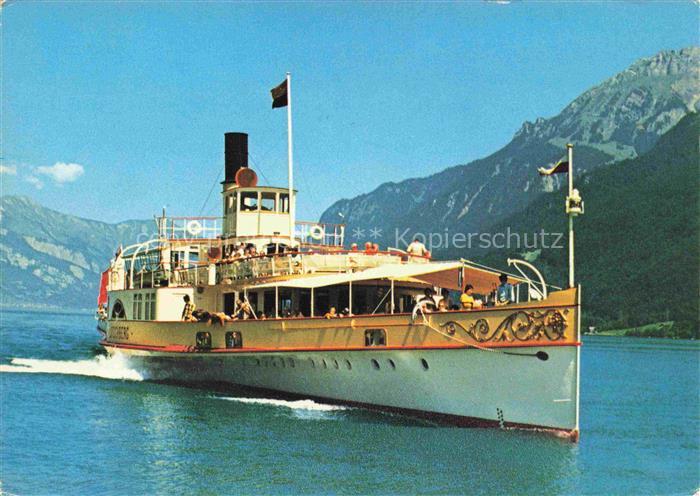 Dampfer Seitenrad Bern Loetschberg Simplon