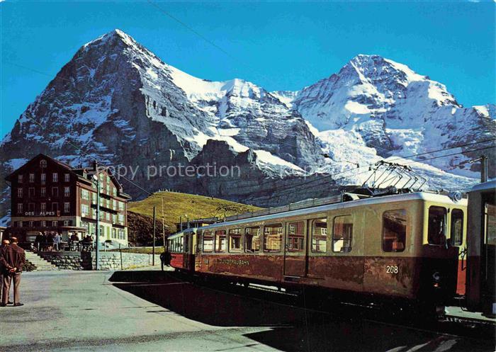 Zahnradbahn Standseilbahn Furniculaire Rack Railway-- Kleine Scheidegg Eiger Moe
