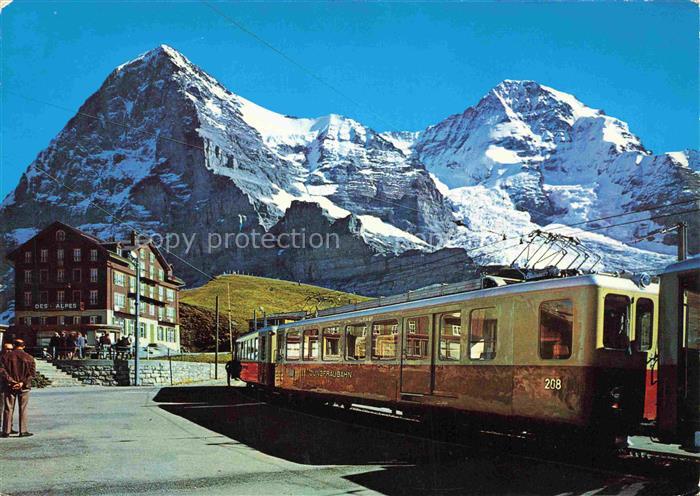 Zahnradbahn Standseilbahn Furniculaire Rack Railway-- Kleine Scheidegg Eiger Moe