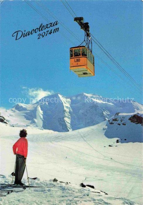 Seilbahn Cable-Car Telepherique Diavolezza