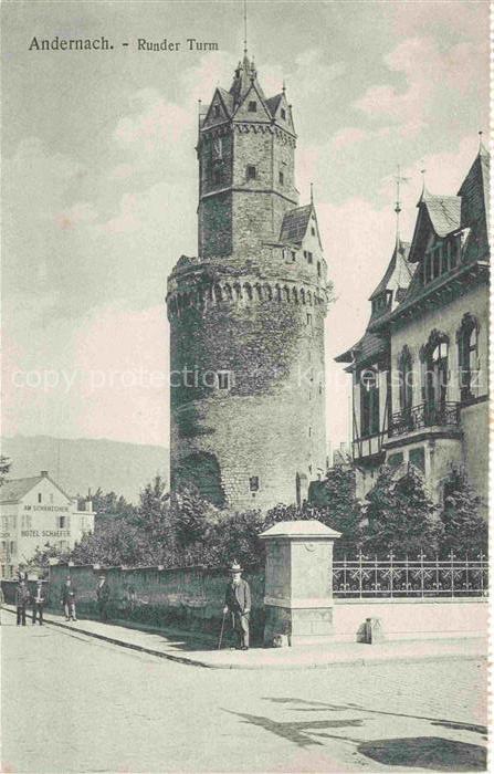 Andernach Rhein Runder Turm