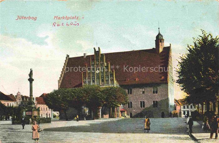 Jueterbog Brandenburg Marktplatz Rathaus