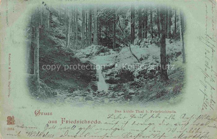 Friedrichroda Thueringen Das kuehle Tal