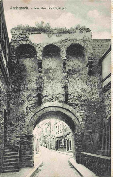 Andernach Rhein Rheintor Baeckerjungen
